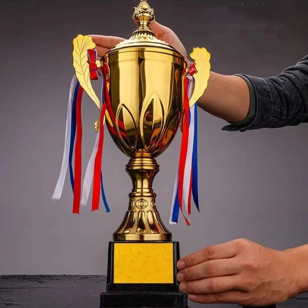 Gold Silver Bronze Awards Trophy Sports Games Metal Model Small Prize Cup Champion Soccer Competition Winner Award Trophy Toy