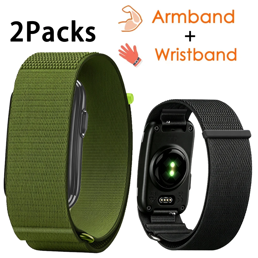 Enhanced Sports Nylon Loop Strap for Fitness Tracker Bracelet - Unisex