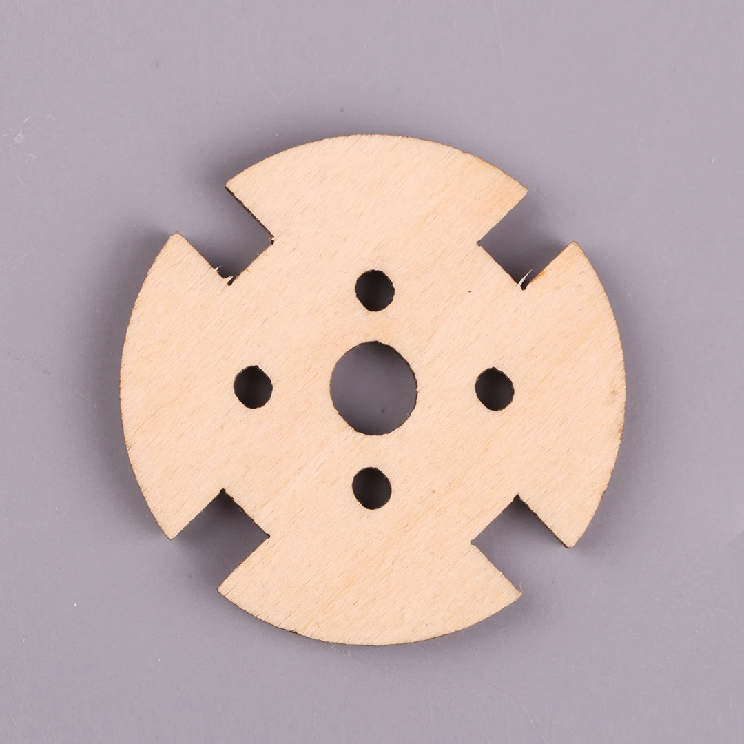 Support moteur RC en bois pour moteur sans balais 22 série, installé sur une structure d'avion