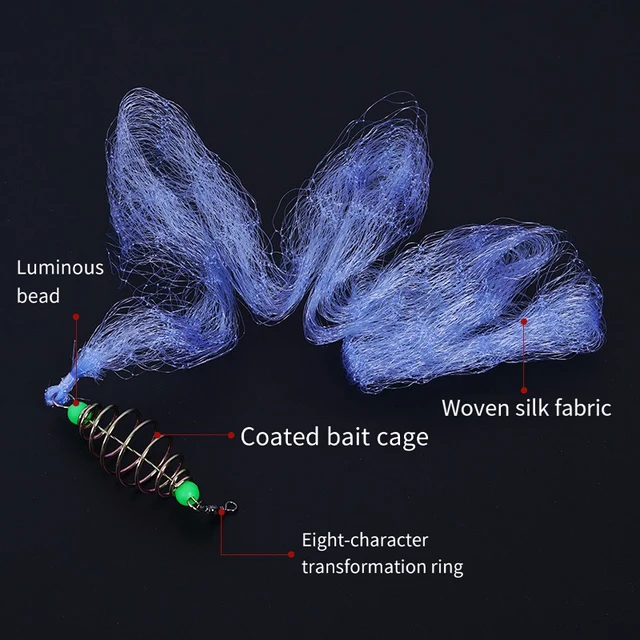 High Carbon Steel Frame Fishing Net Automatic Lobsters Catches Thread Net Fish Net for Various Water Environment Fishing Tackle 6