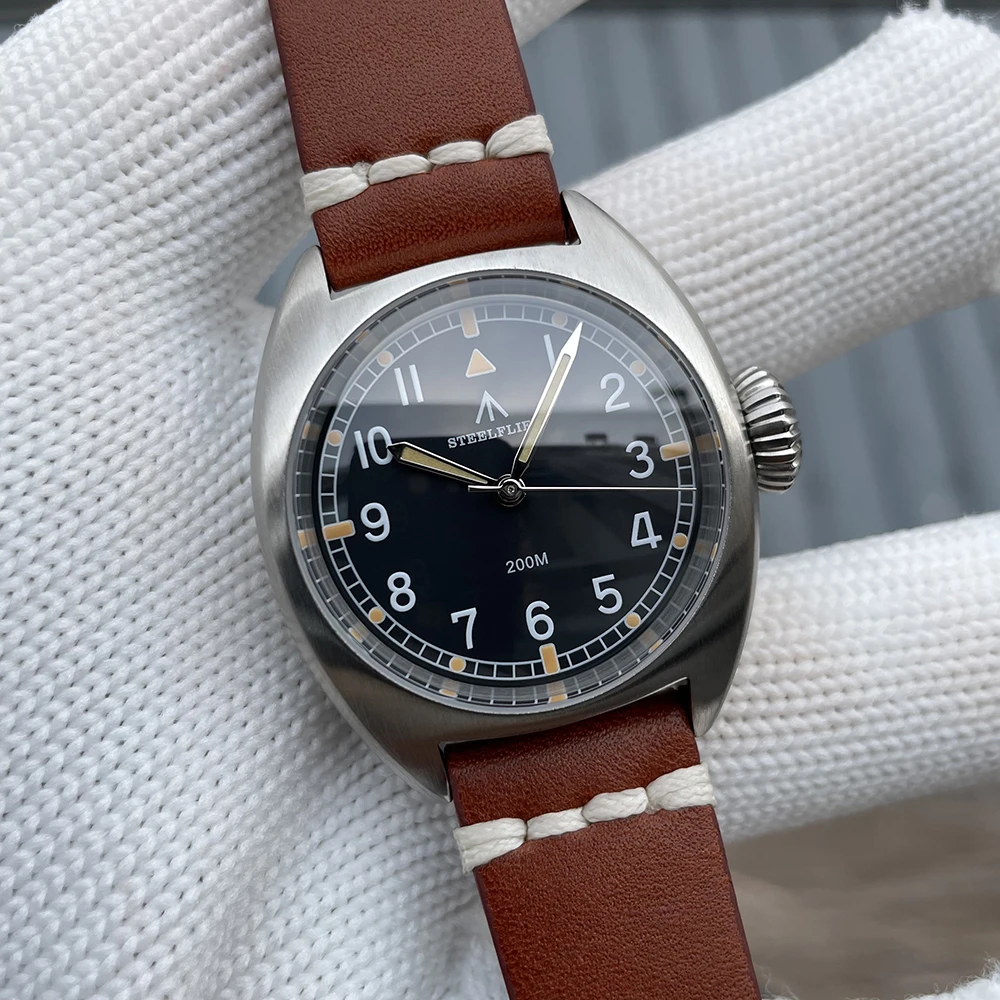 【新品/即日無料発送】STEELFLIER 公式 クォーツ SF745 VH31 STEELFLIER 36MM Field Pilot Quartz Watch SF745 Swiss