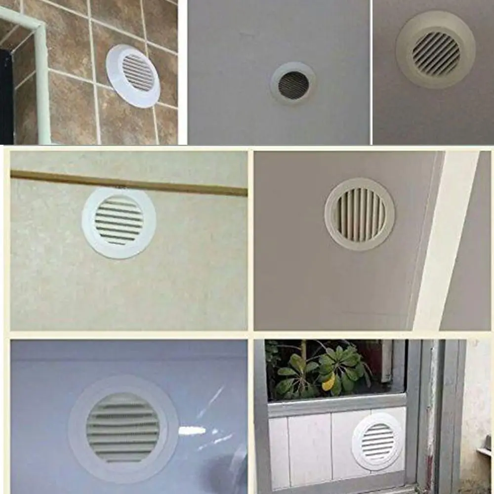 Various Shapes Air Vent Extract Valve Grille Air Circulation Vents Cover 100/150mm Round Ducting Ventilation Cover ducting ventilation cover