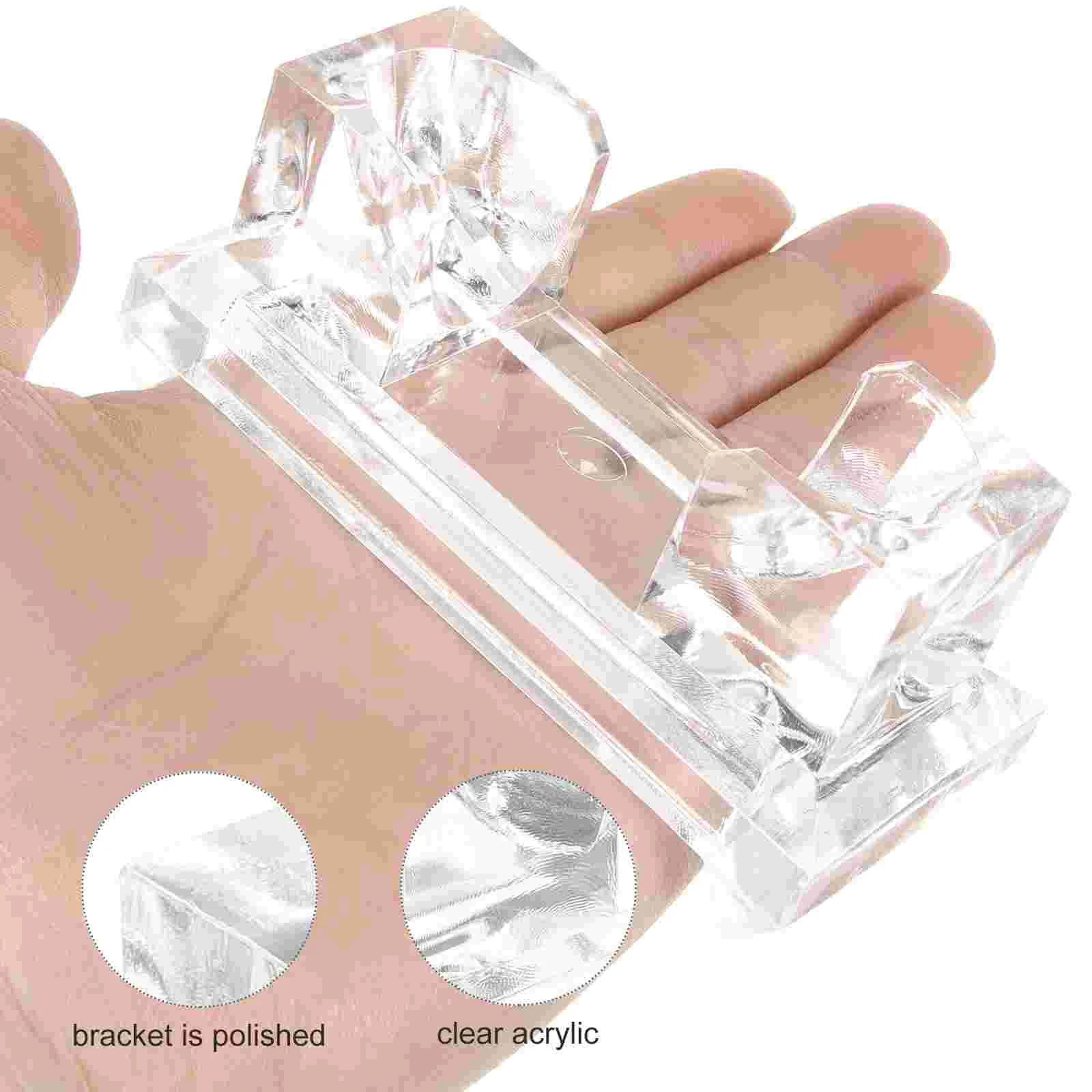 2 Pcs Thumb Piano Stand Musical Instrument Gifts Bracelet Holder Bracket Kalimba Acrylic Finger
