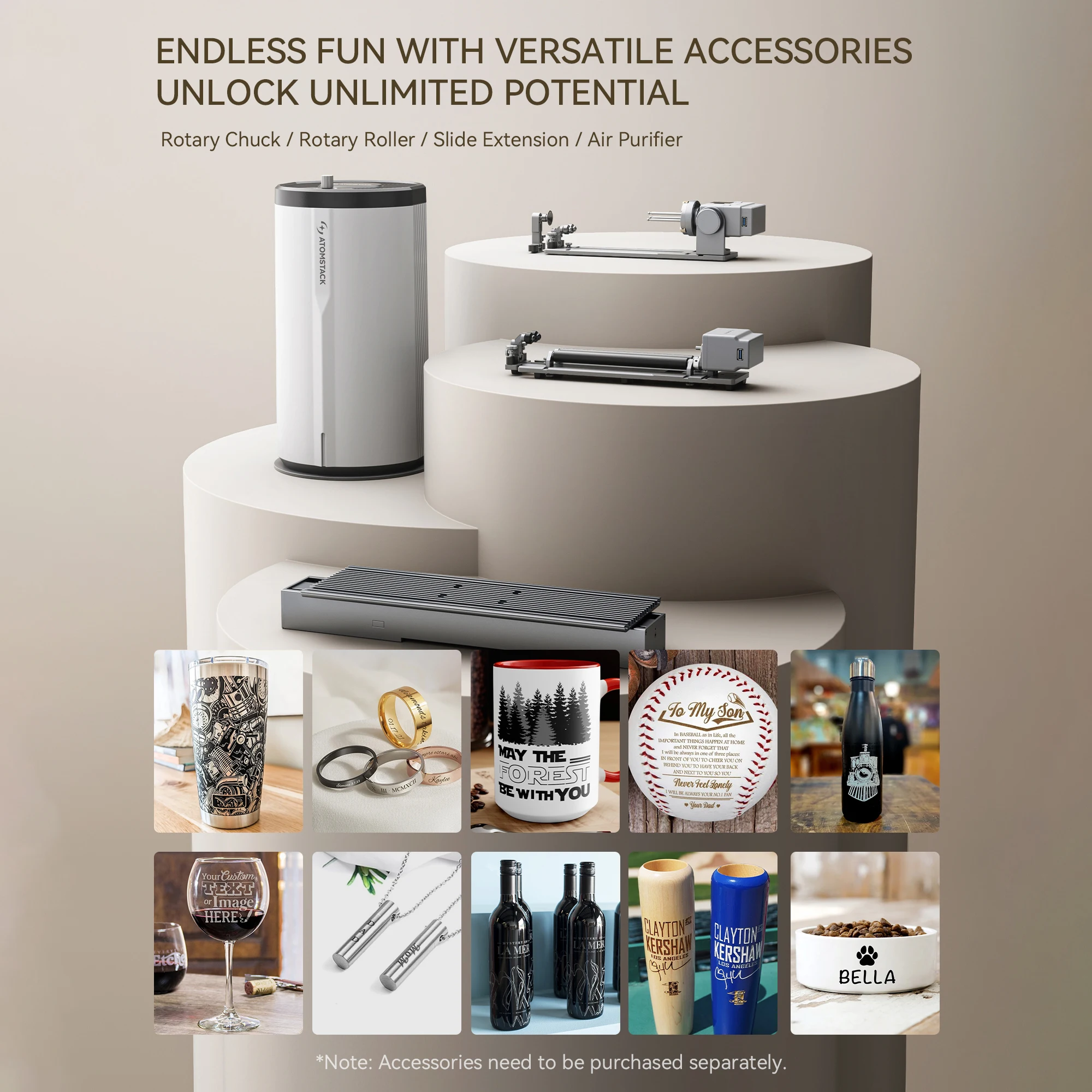 ATOMSTACK P1 レーザー彫刻機ミニ 5 ワットレーザー切断と彫刻機作業