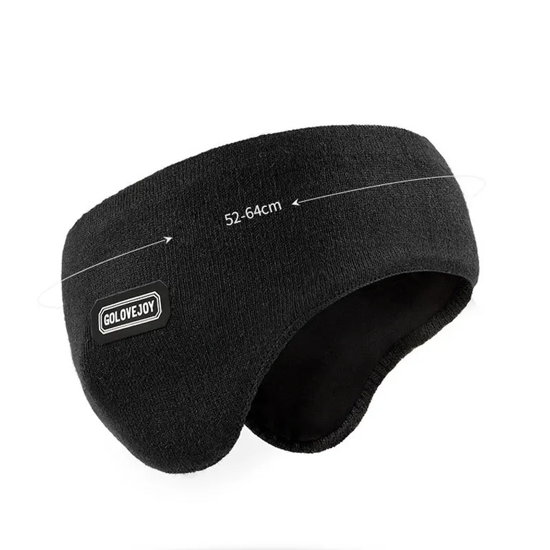 Winter Warm Earmuffs Anti-cold Knitted Plush Headband Ear Cover Outdoor Cycling Ski Running Thermal Soft Men Women Earflap