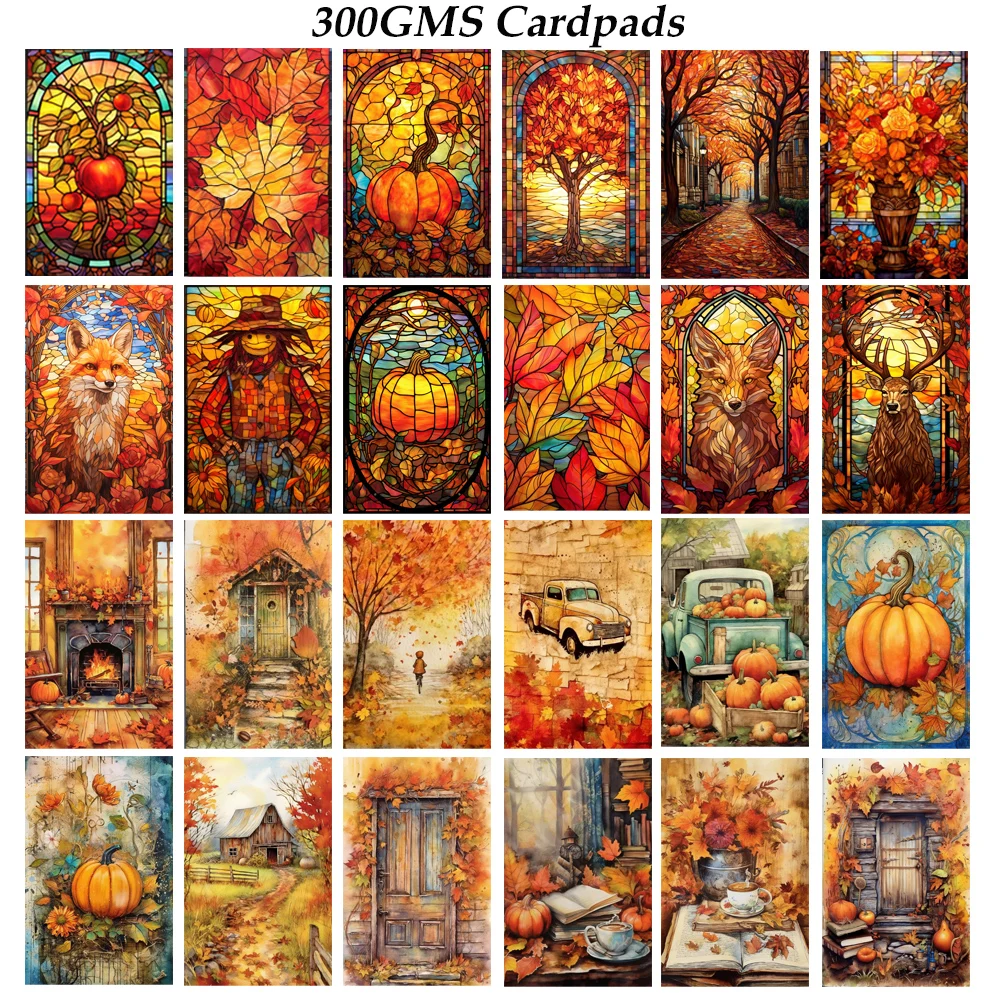 Autumn Ephemera Card Set 2