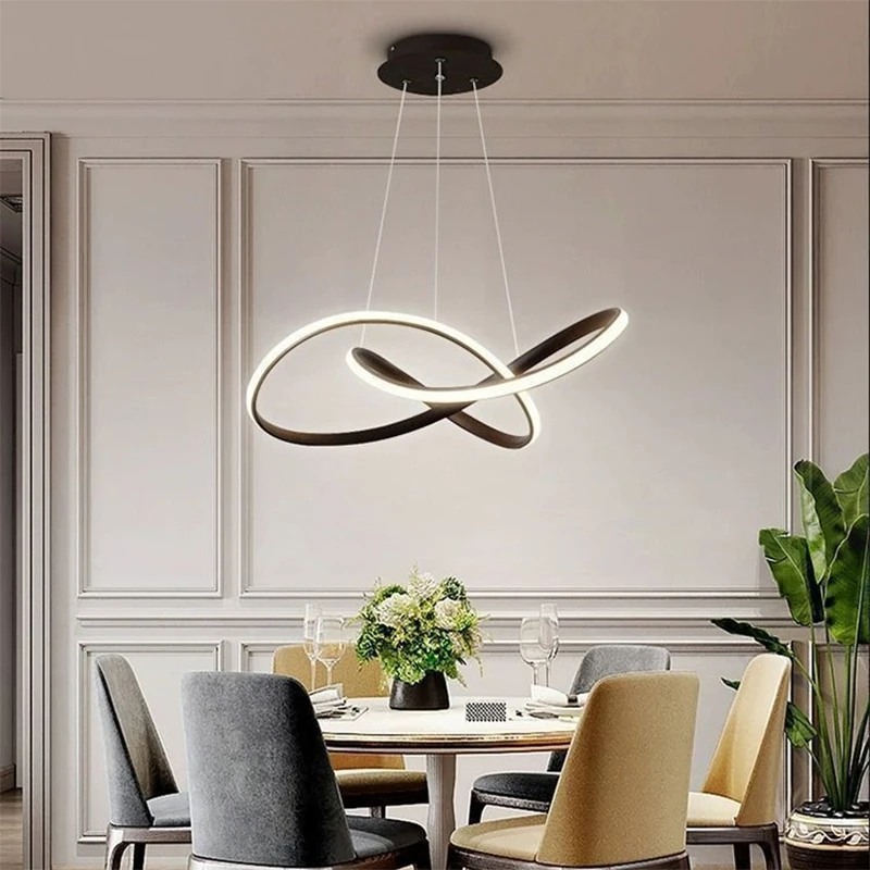 Modern LED Pendant Light For Living Room Dining Room Hall Bedroom Hotel Hanging Lamp Indoor Home Decor Lighting Fixture Luster