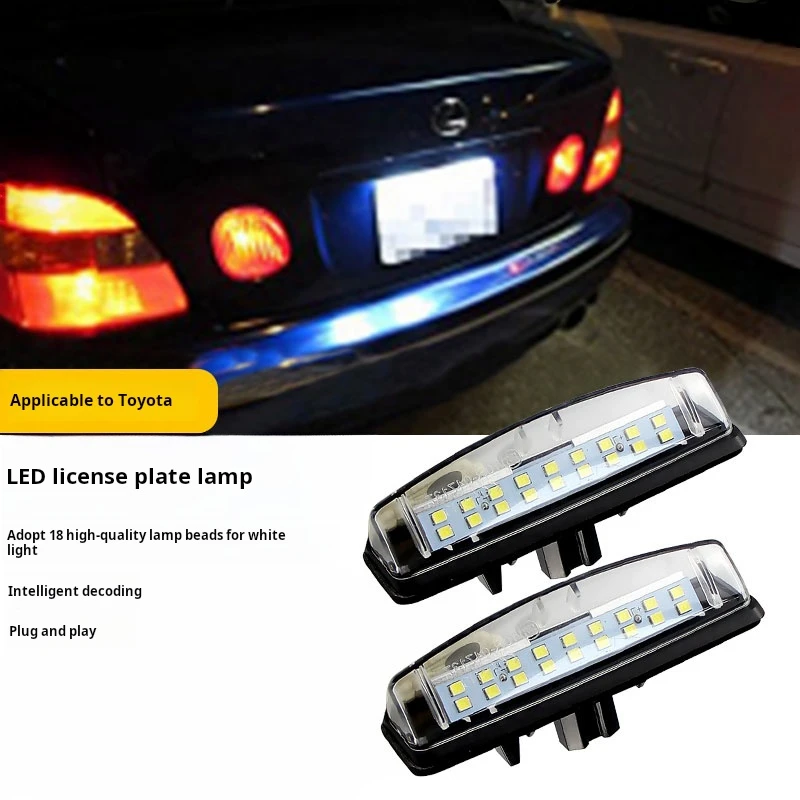 

Suitable For Lexus Old Model Is200 Is300 Gs430rx350 Rear License Plate Light Led License Plate Light