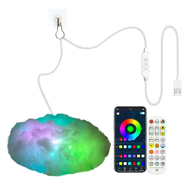 

1 шт., Rgb-облако для спальни с пультом дистанционного управления