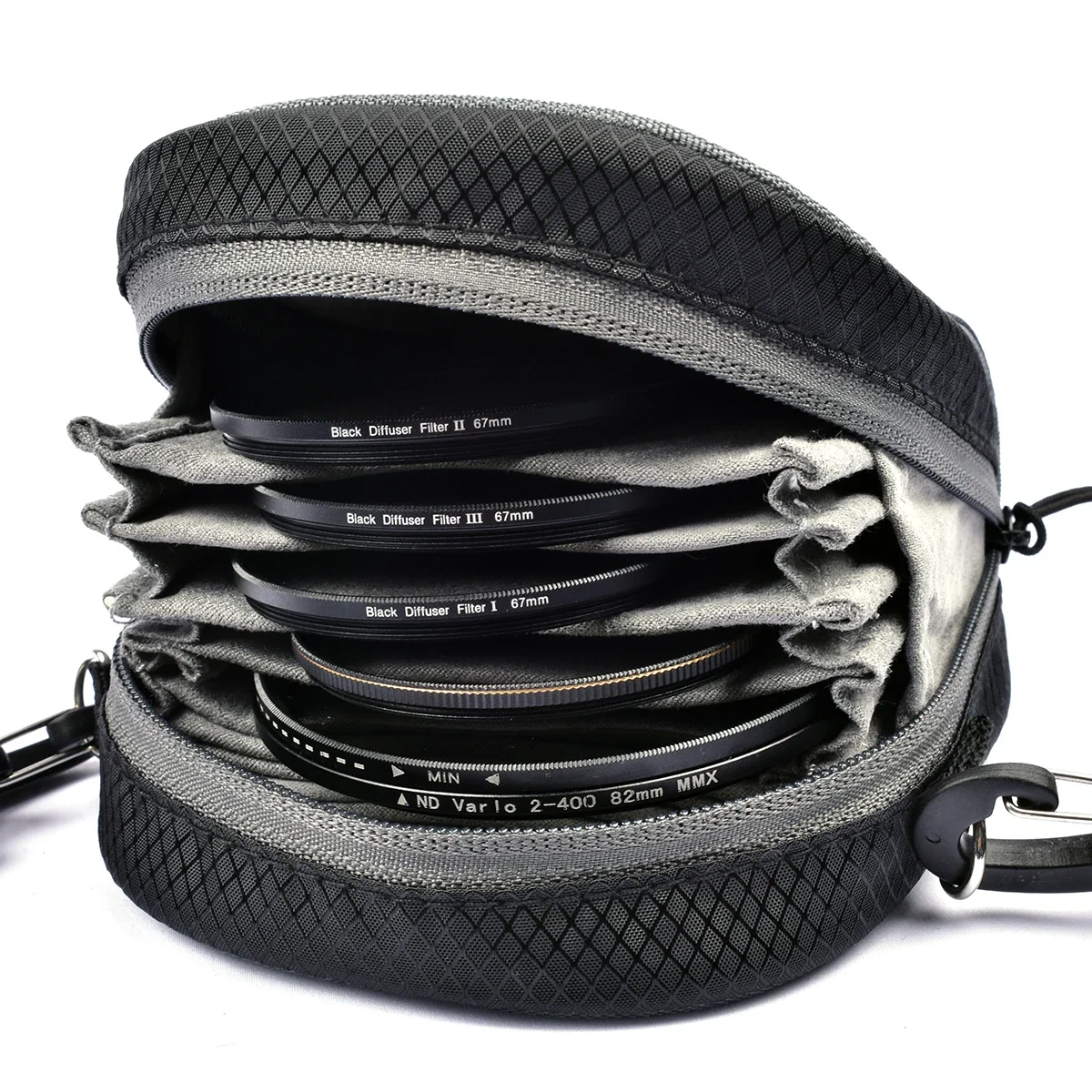 Portable Camera Filter Bag Dustproof Camera Lens Filter Bag Filter Pouch Shoulde