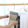 5 Layers Multi-functional Clothes Hangers Non-slip Pant Storage Rack Cloth Rack with Multiple Functions for Hanging and Storage 4
