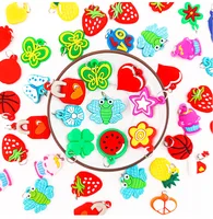 Pendants DIY Colorful Loom Rubber Band Bracelet Jewelry Making Beads Toy Colorful Animal Flower Beads Random Style Elastic Bands 3