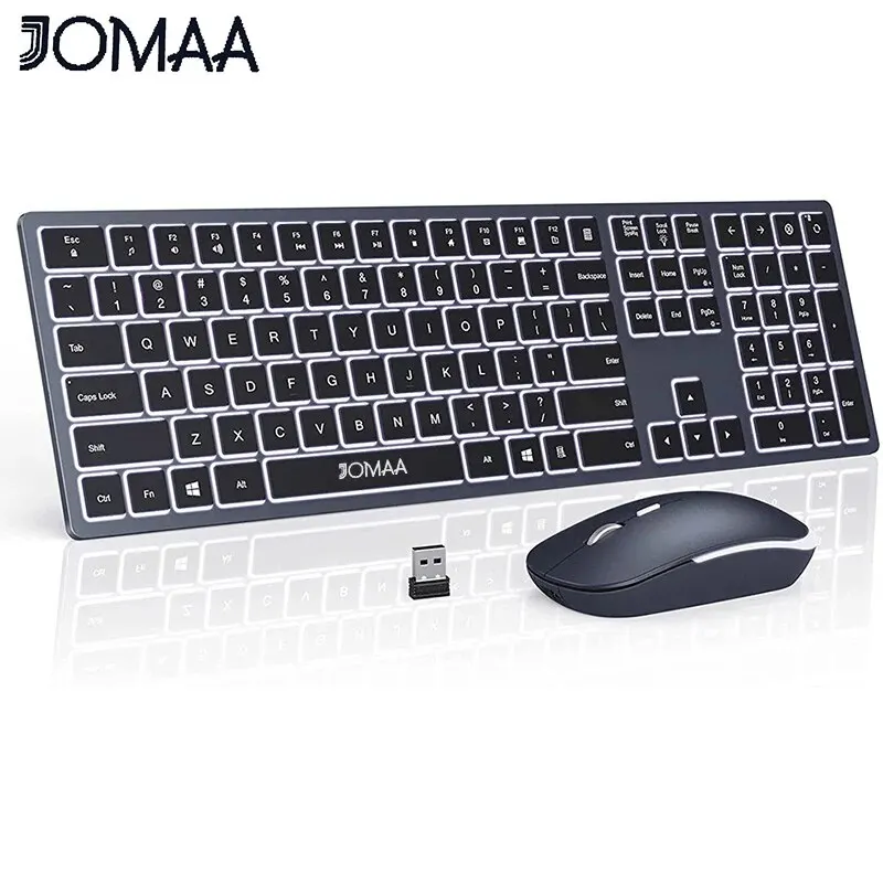 2.4G tastiera e Mouse Wireless Mini tastiera Mouse... – Grandado