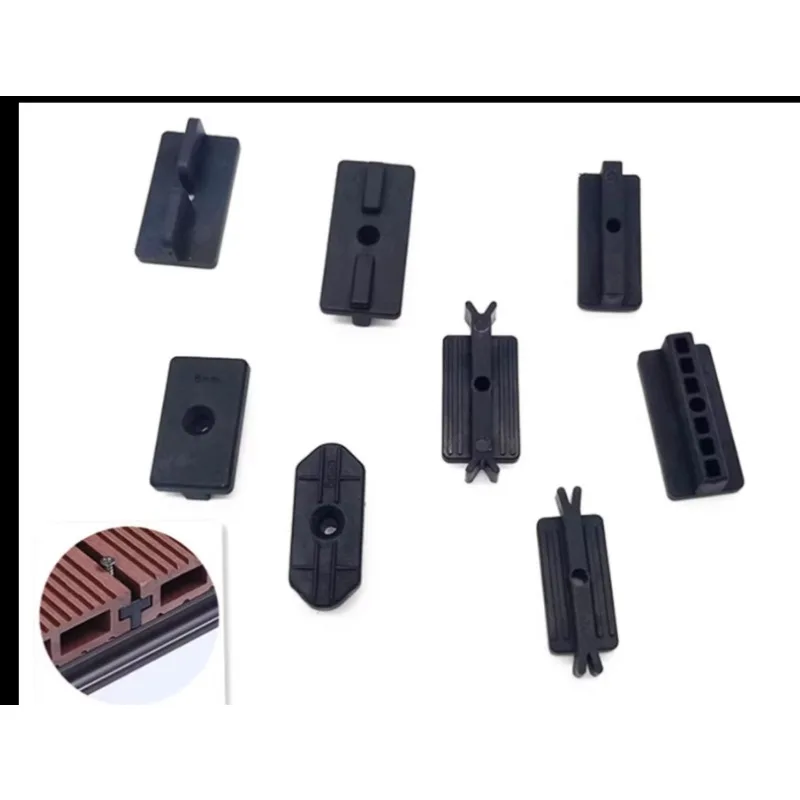 900 Pz Composito Deck Clip Fissaggi Nascosti Plastica T Wpc Decking Clip Da Pavimento Per Esterni Elementi Di Fissaggio In Plastica Per Pavimenti