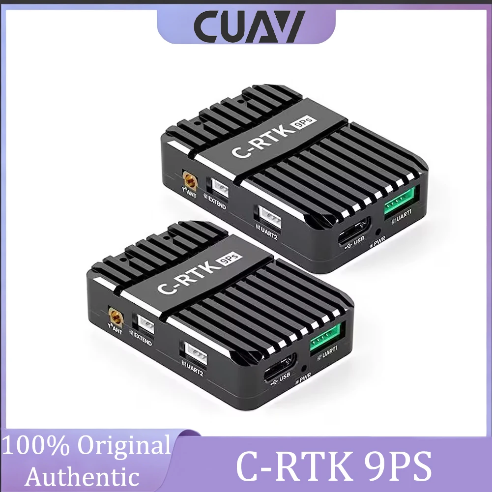 CUAV C-RTK 9Ps GNSS Module, Dual Antenna Heading RTK GPS 2cm Accuracy for PX4 ArduPilot Pixhawk Drone