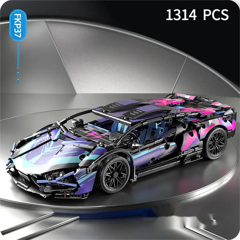성인용 빌딩 블록 리모컨 자동차 빌딩 키트, 67128 자동차, 1314PCs, 1:14 체중계