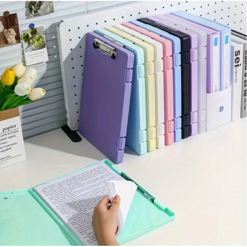 Memo Clip Board A4 File Clipboard Box Case A4 File Organizer File Storage A4 File Folder Minimalism Waterproof Writing Clipboard 3