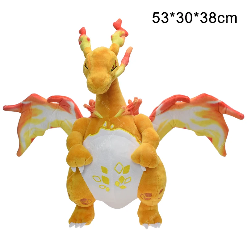 New Pokemon Plush Dolls Super Gigantamax Charizard 15 inch Throw Pillow Peluches Decoration Gifts For Kids owon sds1104 4ch super economical digital oscilloscope 100mhz 1gs s 7 inch high resolution lcd scpi and labview supported