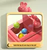 Mini Grabbing Ball Machine Claw Catch Machine Space Rocket Capsule Table Game Interactive Educational Toy Kid Pretend Play Gift 6