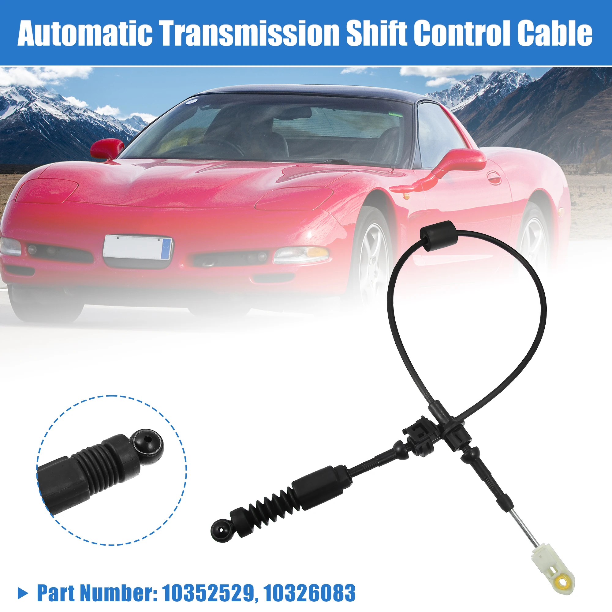 X Autohaux Auto Transmission Gear Shift Control Cable 10352529 For Chevrolet Corvette C5 C6 2003 2004 2005 10338402 10326083