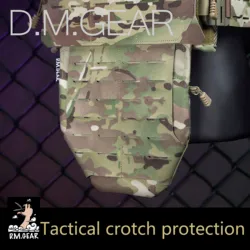 DMGear-Chaleco militar plisado táctico para hombres, accesorio de equipo del ejército, protección de la ingle, armadura corporal Molle