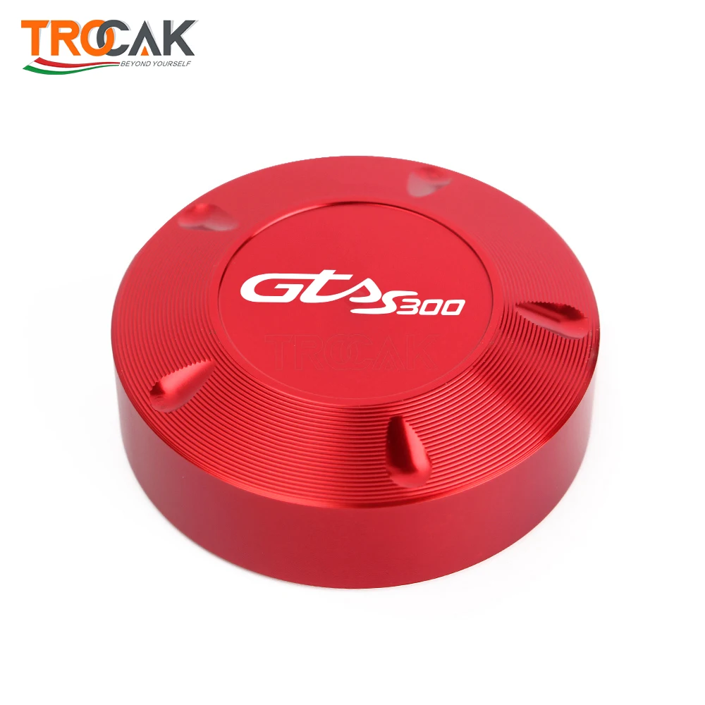 피아지오 GTS GTV LX 프리마베라 스프린트 125 150 250 300 300ie 스쿠터 오토바이용 범용 CNC 가스 연료 탱크 필러 오일 캡 커버