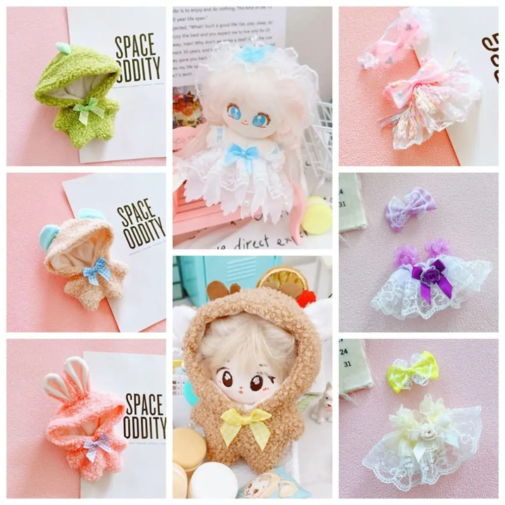 Dress Up 10cm Cotton Doll Clothes One-piece Dress Animals Star Doll Clothes Lovely Cartoon No Attributes Dolls Clothes