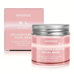 Collagen Infused Overnight Peel - Off Face Mask for Deep Hydration and Firm, Radiant Skin (60ml X2)