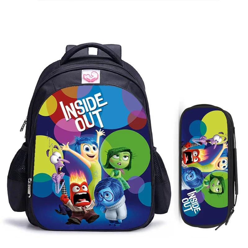 16 Inch Disney Inside Out Children School Bags Orthopedic Backpack Kids School Boys Girls Mochila Infantil Catoon Bags