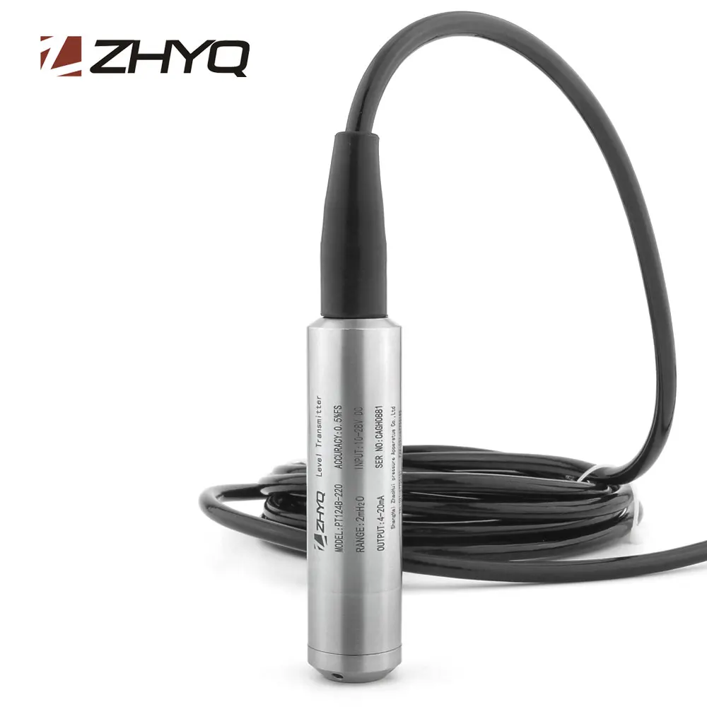 

RS485 0-10v 4-20mA submersible water tank probe electronic hydrostatic type level transmitter sensor