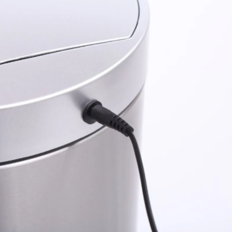 스테인레스 스틸 쉘 실내 쓰레기통 가정용 자동 지능형 감지 쓰레기통 방수 청소 도구 액세서리