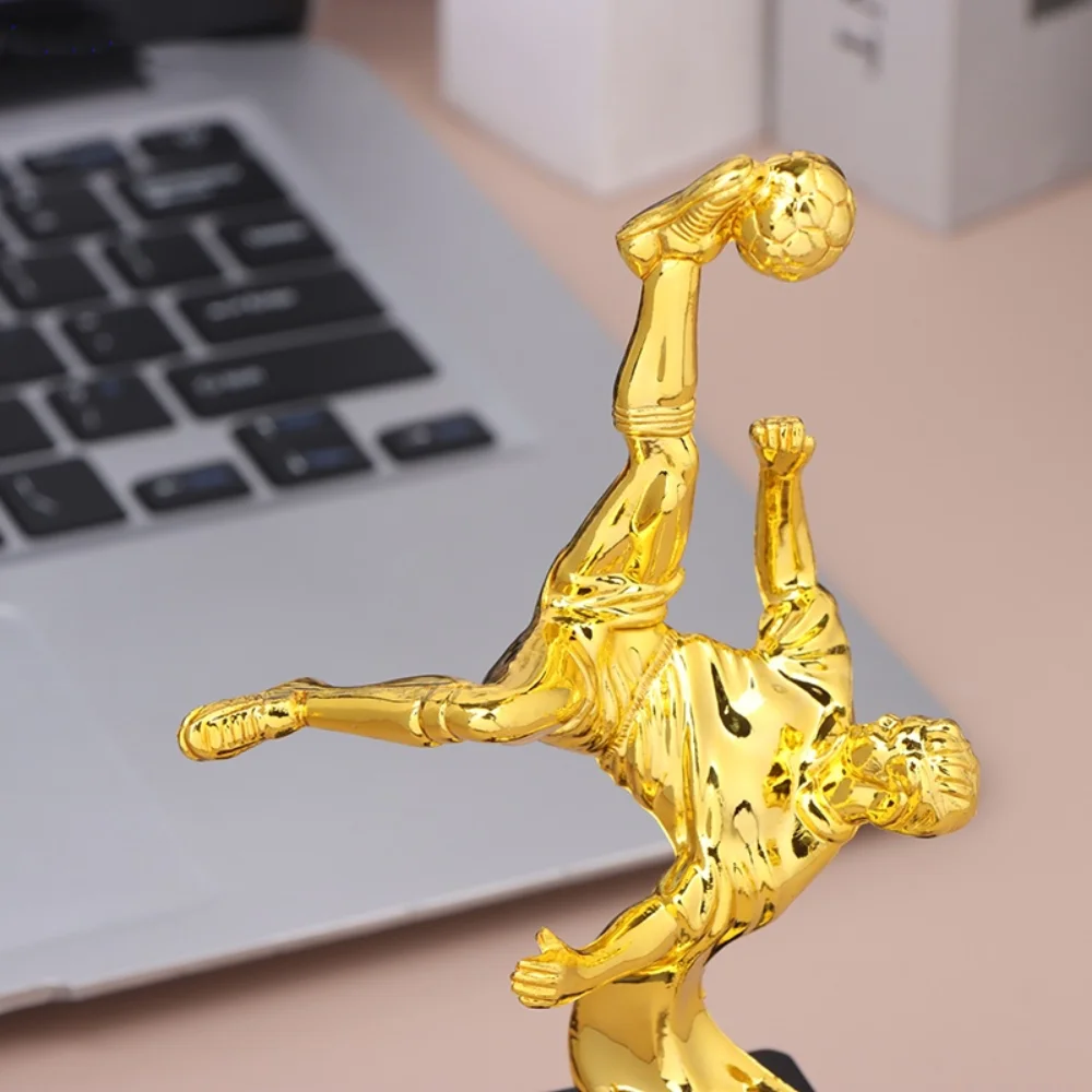Children's Gold Trophy Awards Football Plastic Model Craft Souvenirs Soccer School Rewarding Supply Small Prize Cup award medals,plastic trophy toys,football party toys
