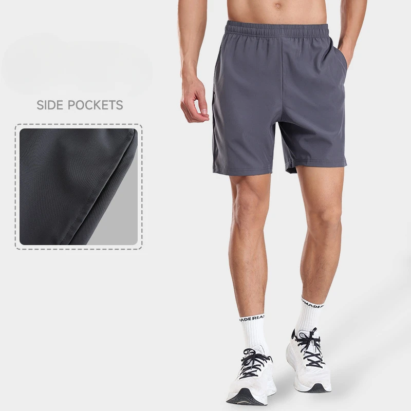 Thin outer wear quick-drying basketball pants five-point leisure exercise running shorts men clothing
