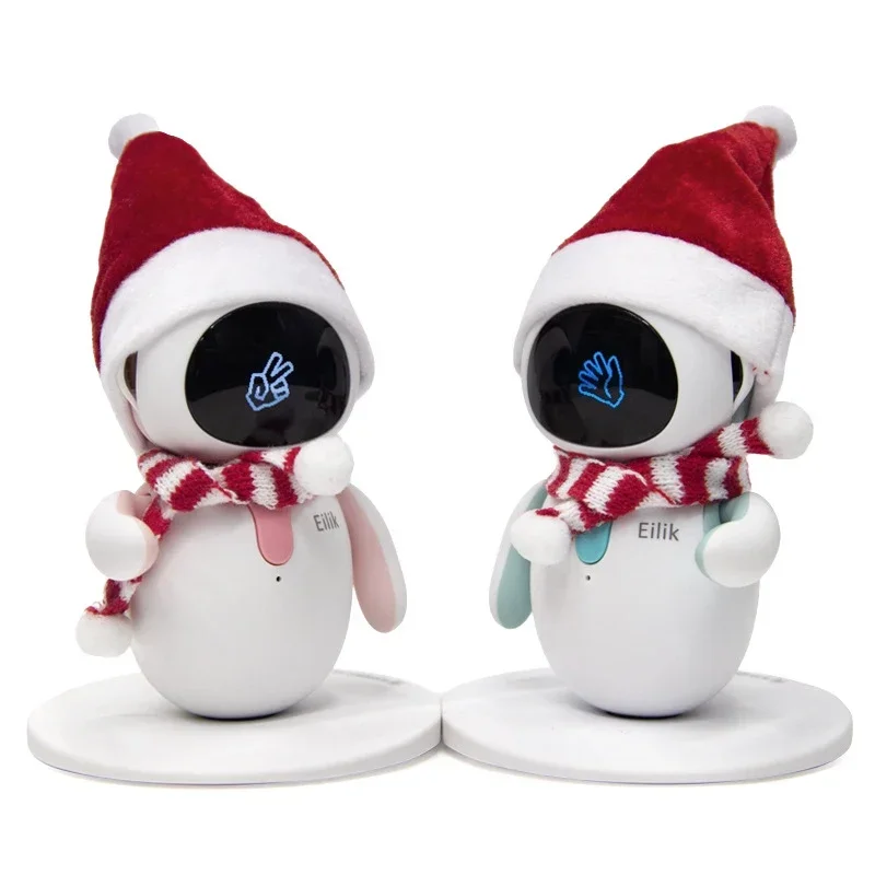 AI Eilik Intelligent Robot Emotional Interaction Puzzle Electronic Toy Desktop Pet Companion Robot Dog Children BIRTHDAY Gift