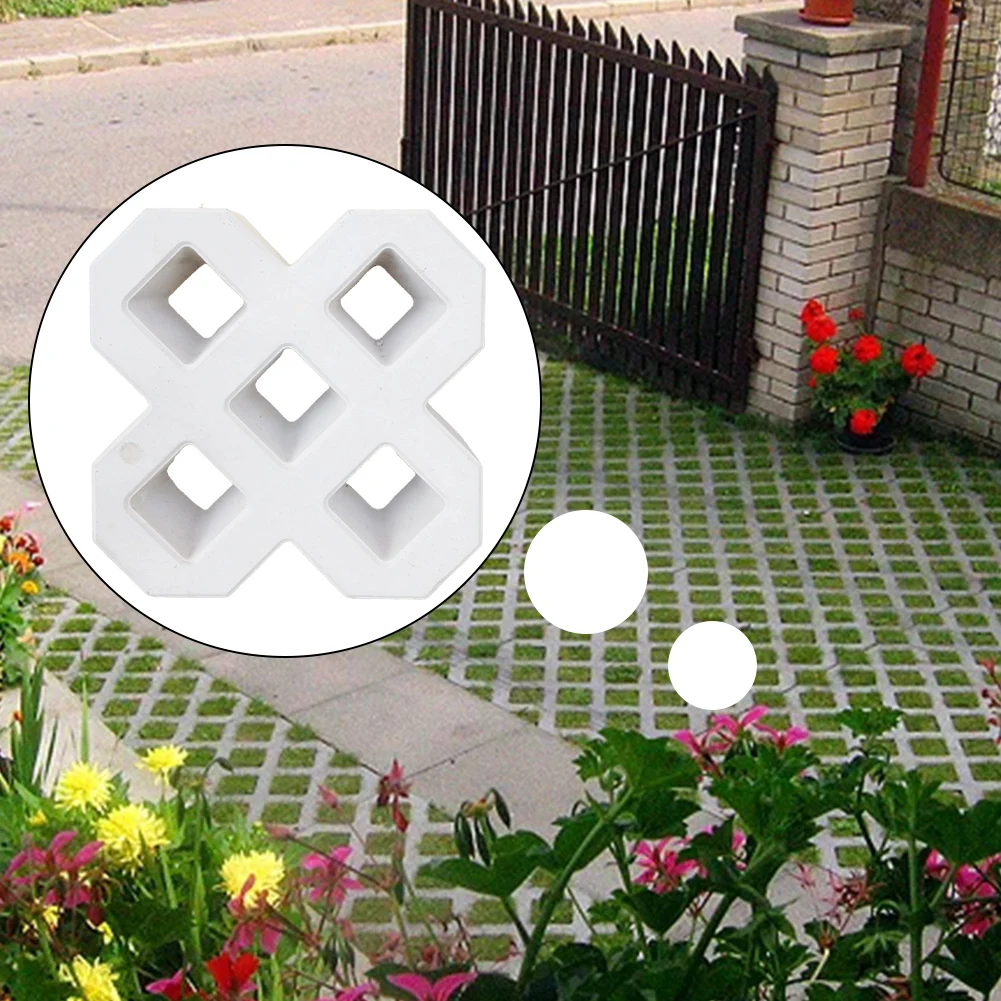 Plastic Garden Pavement Mold Reusable DIY Garden Pavement Road Paving Brick Mould Path Concrete Brick Mold Outdoor Decor