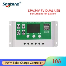 Advanced Solar Charge Controller - Automatic Voltage and Current Regulation for Efficient Solar Panel Charging (10A)
