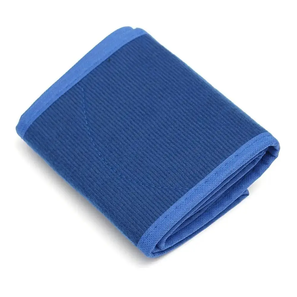 Fabric Magnetic Waist Belt Blue Adjustable Back Support Brace Belt Pain Relief Therapy Waist Strap Unisex