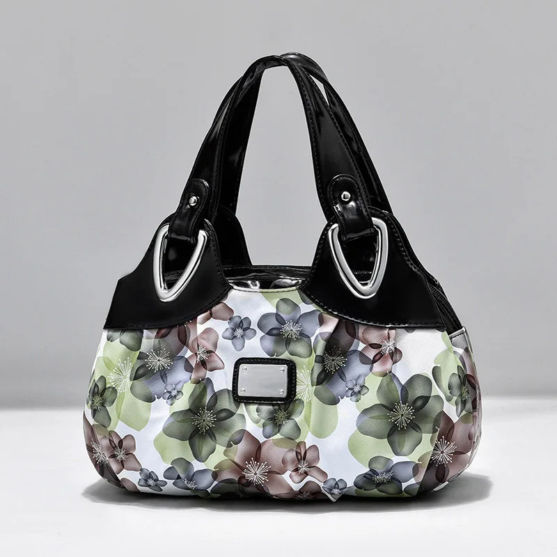 2022 Fashion Women Shoulder Bags Printed Flowers Ladies Messenger Bag Designer Luxury Brand High Quality Leather Ladies Handbag 