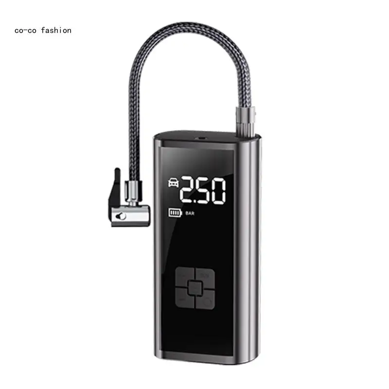 

517B аккумуляторный насос для накачивания шин, воздушный компрессор, ручной электрический цифровой накачиватель шин со шинный