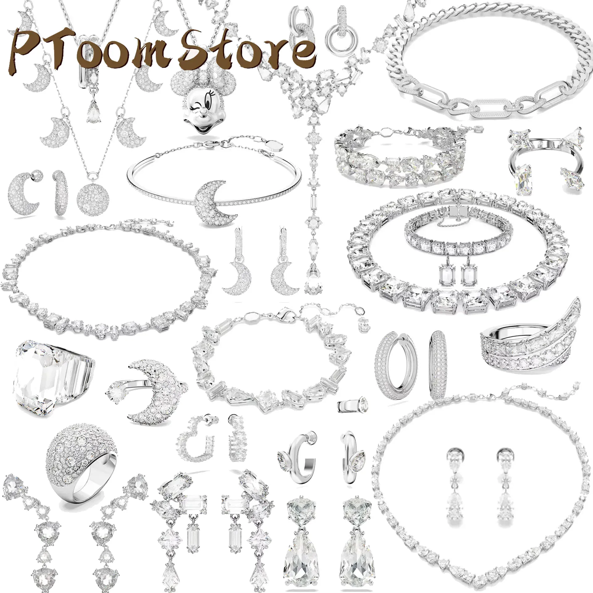 

Millenia Fine Jewelry Sets for Women 2023 Trendy Brand Mesmera Necklace Earring Bracelet Ring Party Jewelry