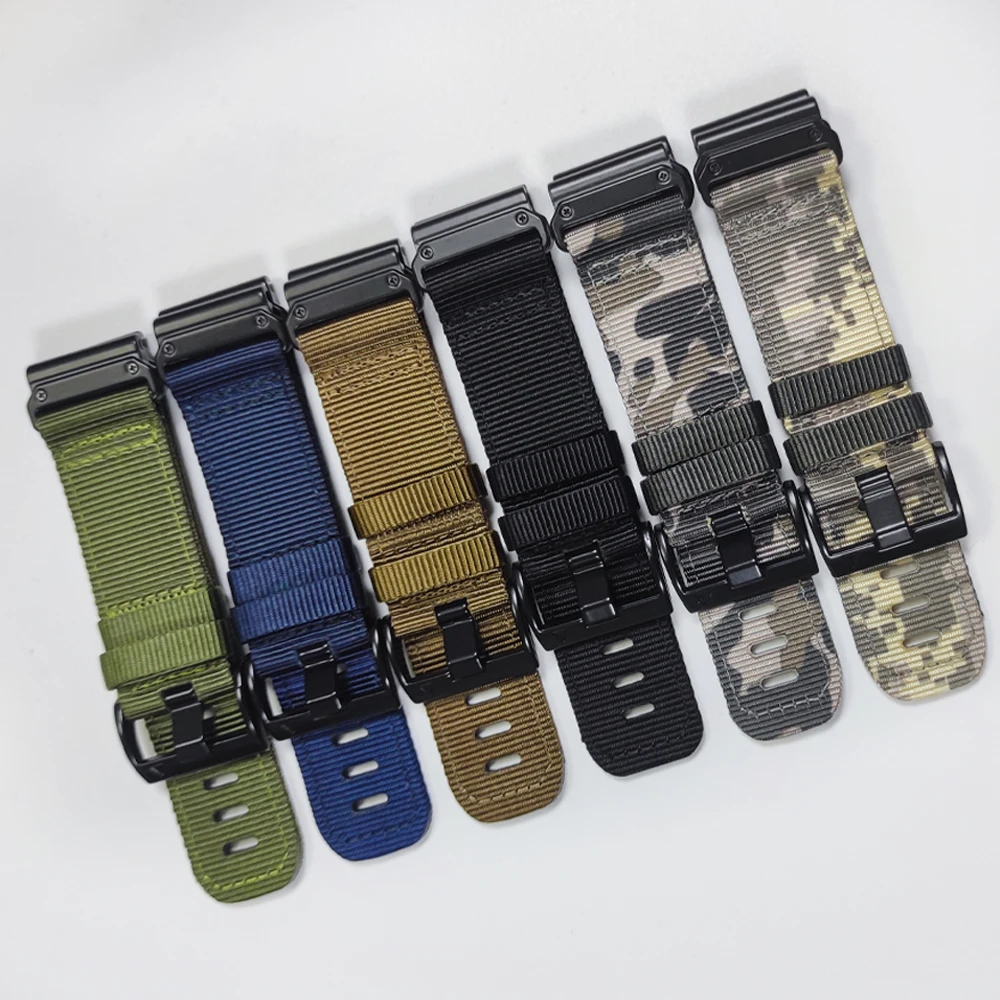 Enhanced Nylon Strap - 22mm/26mm - Soft and Wear-Resistant Replacement Strap
