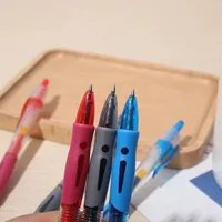 Retractable Gel Pen set 0.5mm Black Blue Red Ink Refill Ballpoint Pens School Office Supplies Business Signature Stationary 4
