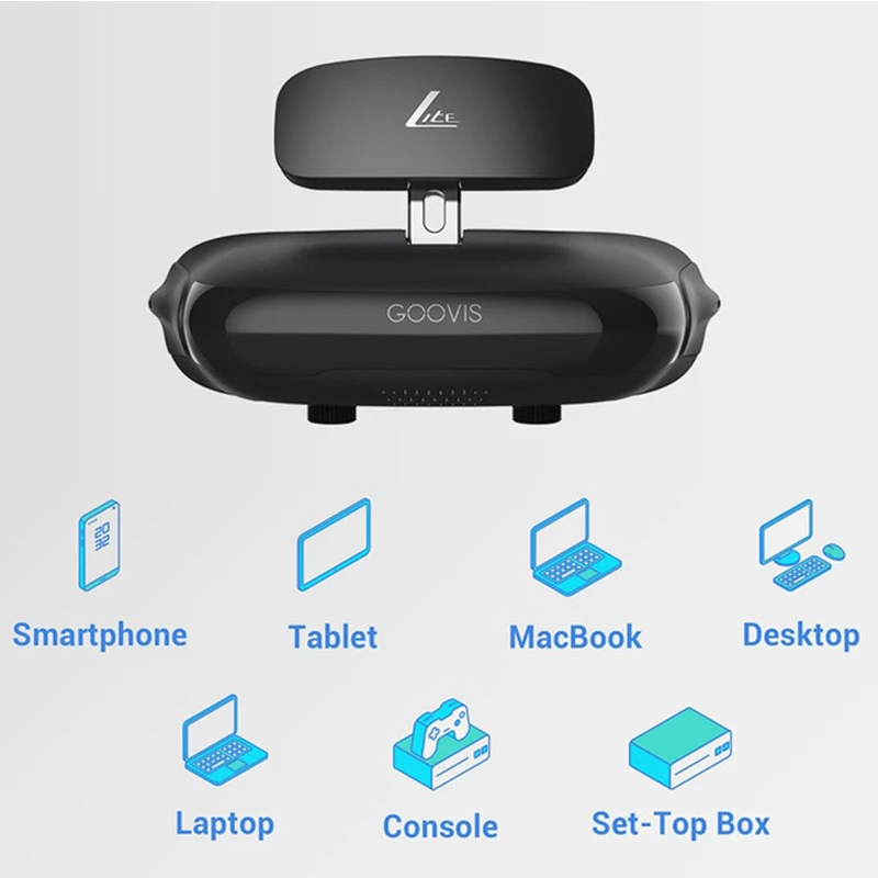 Goovis lite vr,d3コントローラー付き,3Dシアター,4k,bluetooth