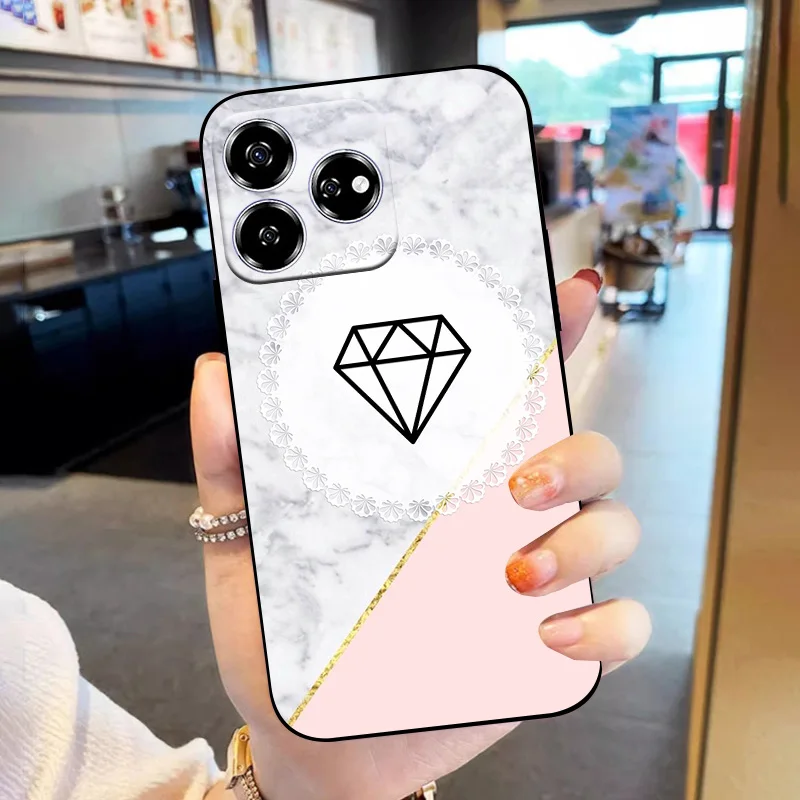 Fashionable Shockproof Silicone TPU Phone Case - Soft Protective Back Cover
