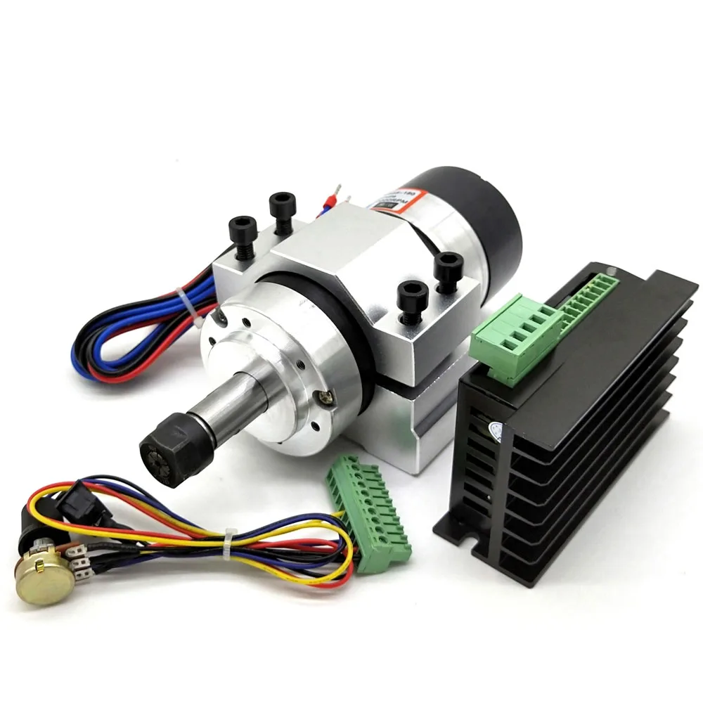 

400W Upgraded version brushless spindle kit 12000 rpm ER11 one-piece cutter bar good strength