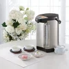 5L Stainless Dark Brown Hybrid Water Boiler Warmer Timer Keep Warm Settings Microcomputer Control Easy Clean Nonstick 5