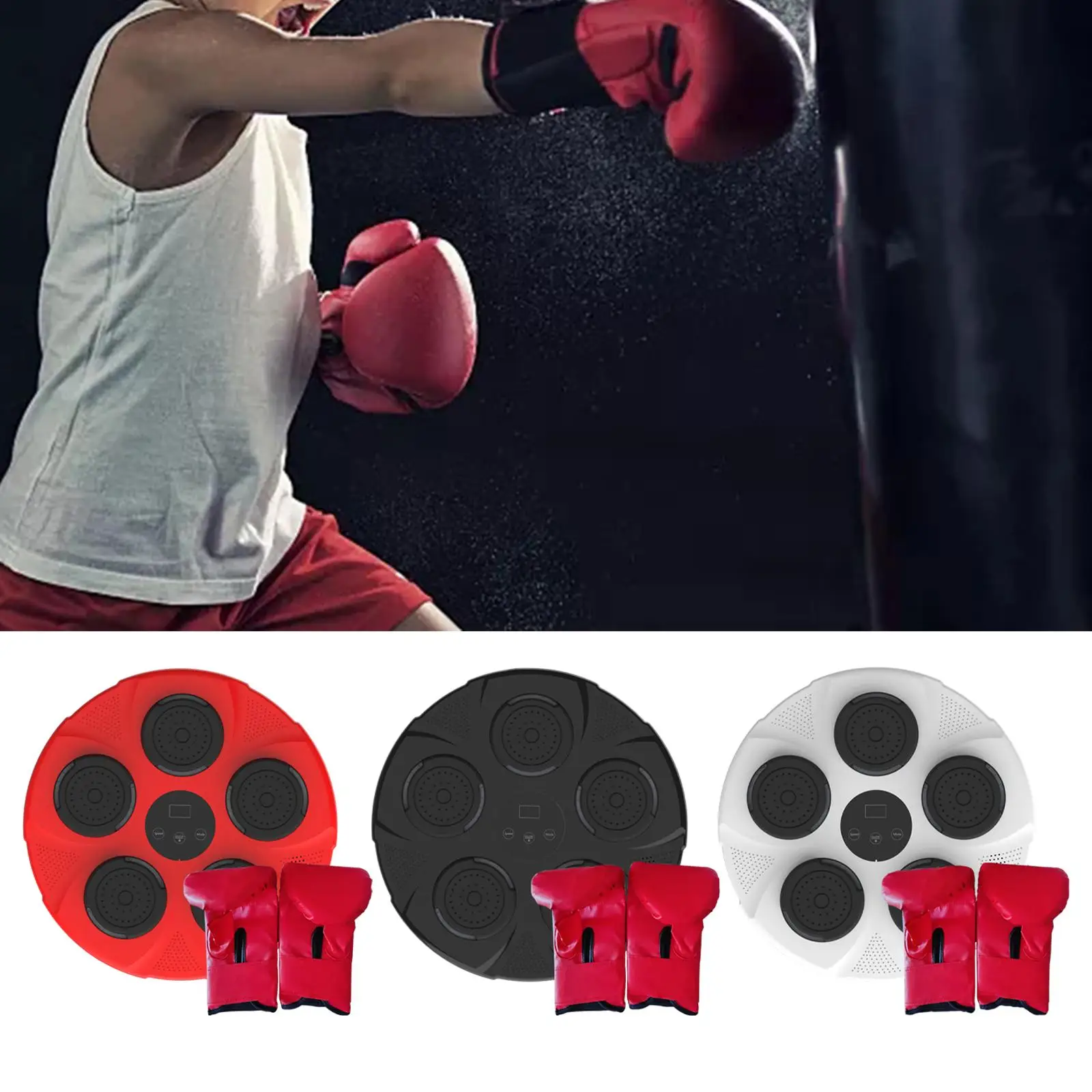 Music Boxing Machine Music Boxing Machine Wall Target Household RGB Light for