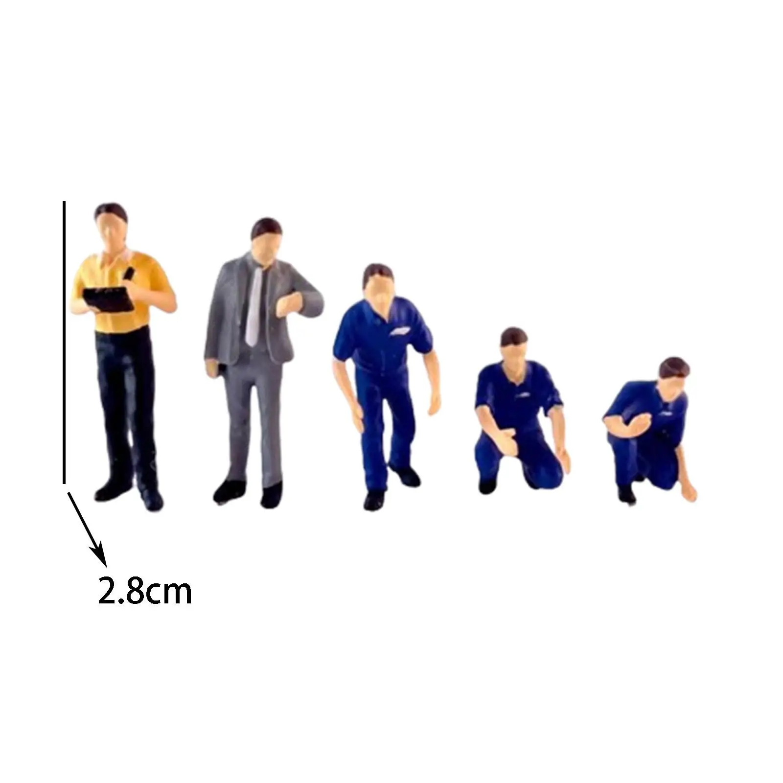 5Pcs Diorama Figures for Collections Dollhouse Accessories Micro Landscape