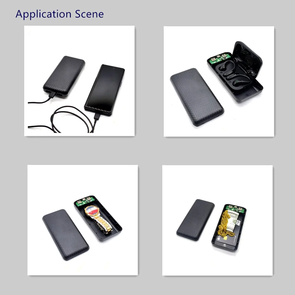 Portable Power Bank-shaped Storage Box Can Store Watches Cash Jewelry Smoking Utensils Etc Interesting Safety Storag