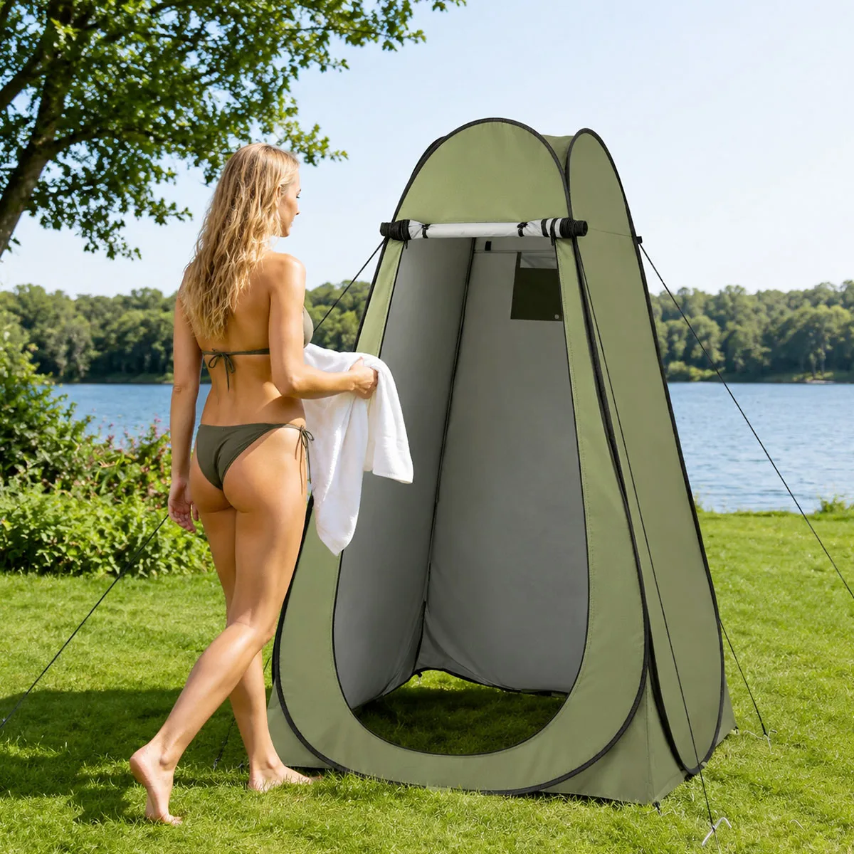 Pop Up Portable Privacy Changing Tent 7